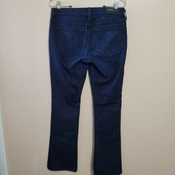 Big Star Blue Dark Wash Sarah Slim Bootcut Size 28P - Picture 2 of 10